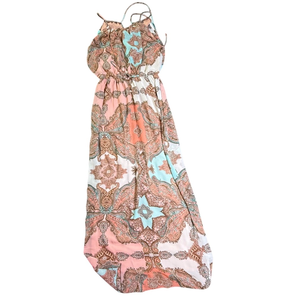 Sweet Storm‎ Women's Maxi Dress, Paisley Print, Sleeveless, Casual, Summer Dress